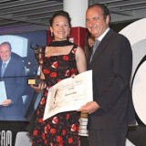 Indira Amaya recoge el premio