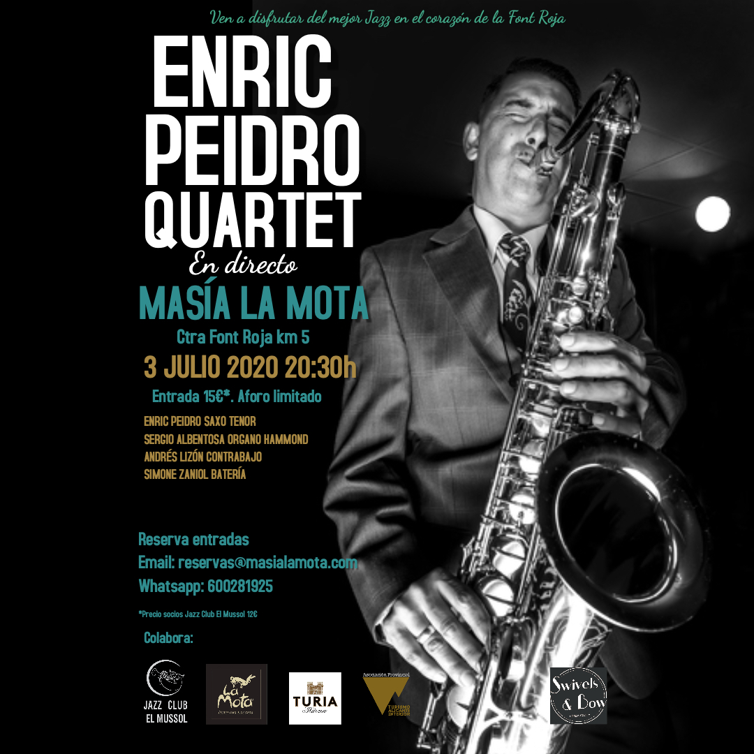 Concierto de Jazz con Enric Peidro Quartet