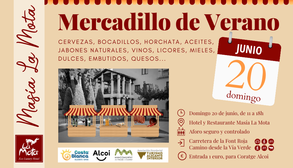 Mercadillo de Verano en Masia La Mota 